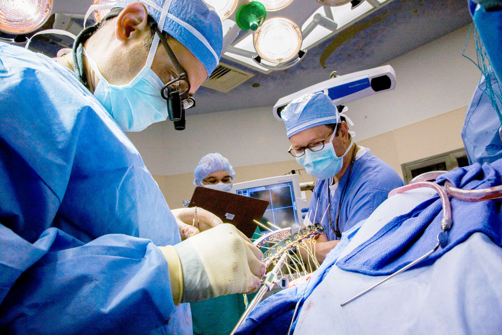 doctors conducting surgery