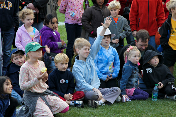 Children enjoy Discovery Day at AT&T Park. Children enjoy Discovery Day at AT&T Park.