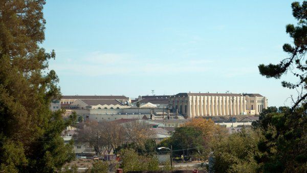 exterior of San Quentin Prison building