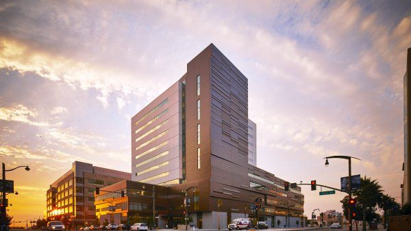 exterior of the UCSF Wayne and Gladys Valley Center for Vision building