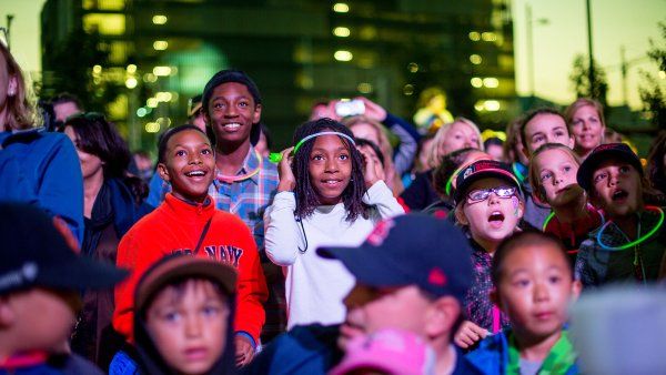 crowd at the Lights On Festival